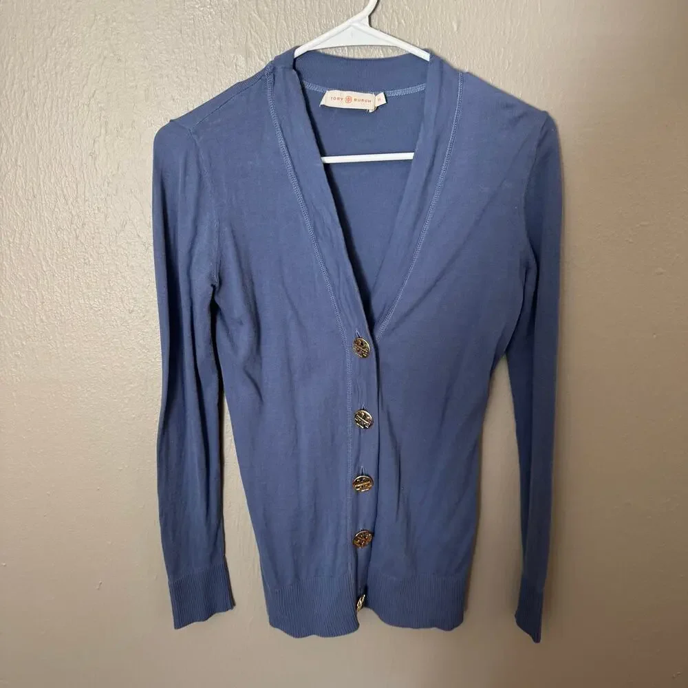 LULULEMON Simone Light Blue/Purple Heathered V Neck Cardigan Size XS casual